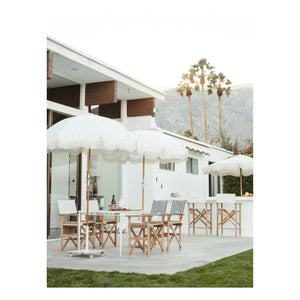 Business & Pleasure Co. - Şemsiye ayağı tekerlekleri - 4’lü Set | Beyaz