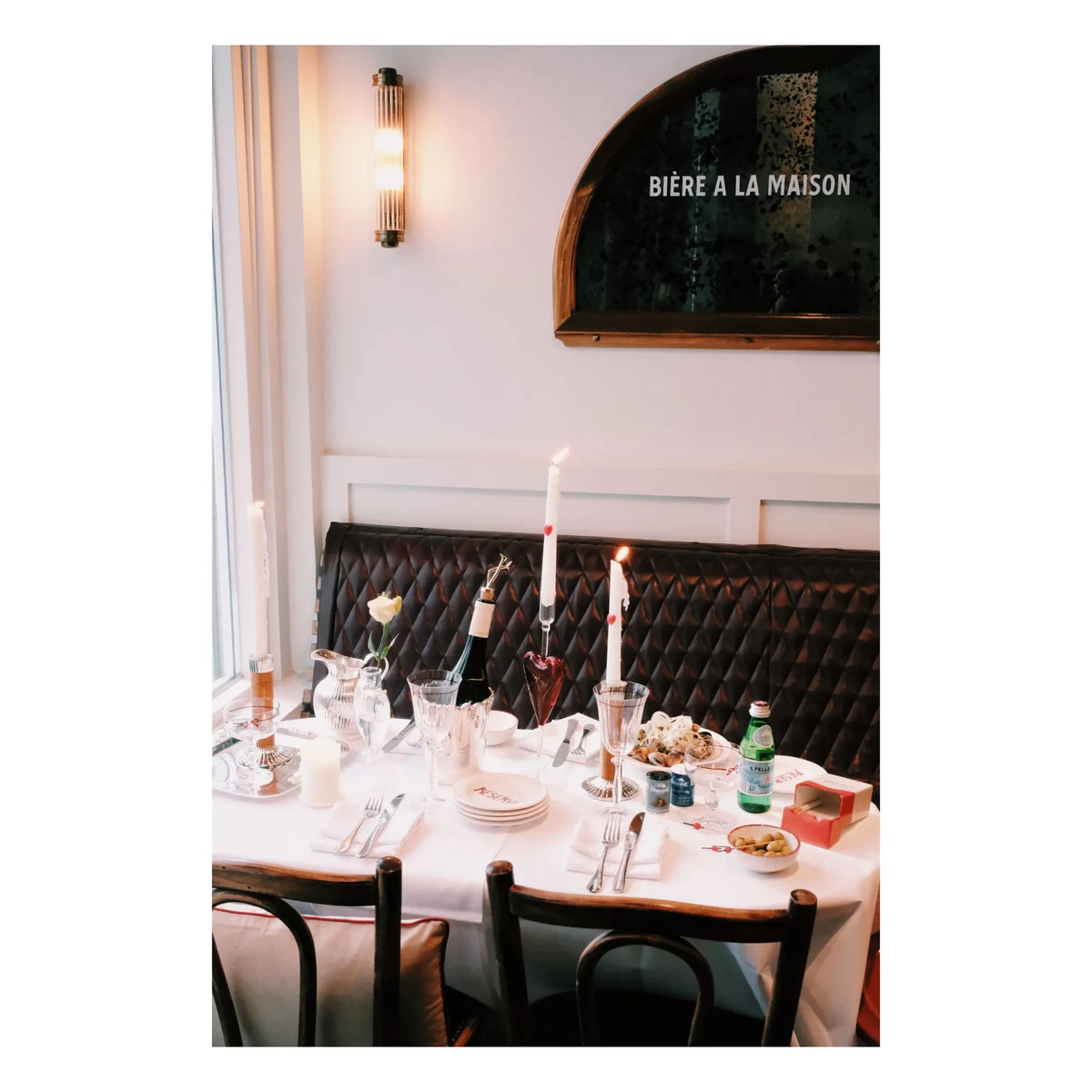 Anna + Nina - Bistro Optic şarap kadehleri - 2'li Set | Kırmızı