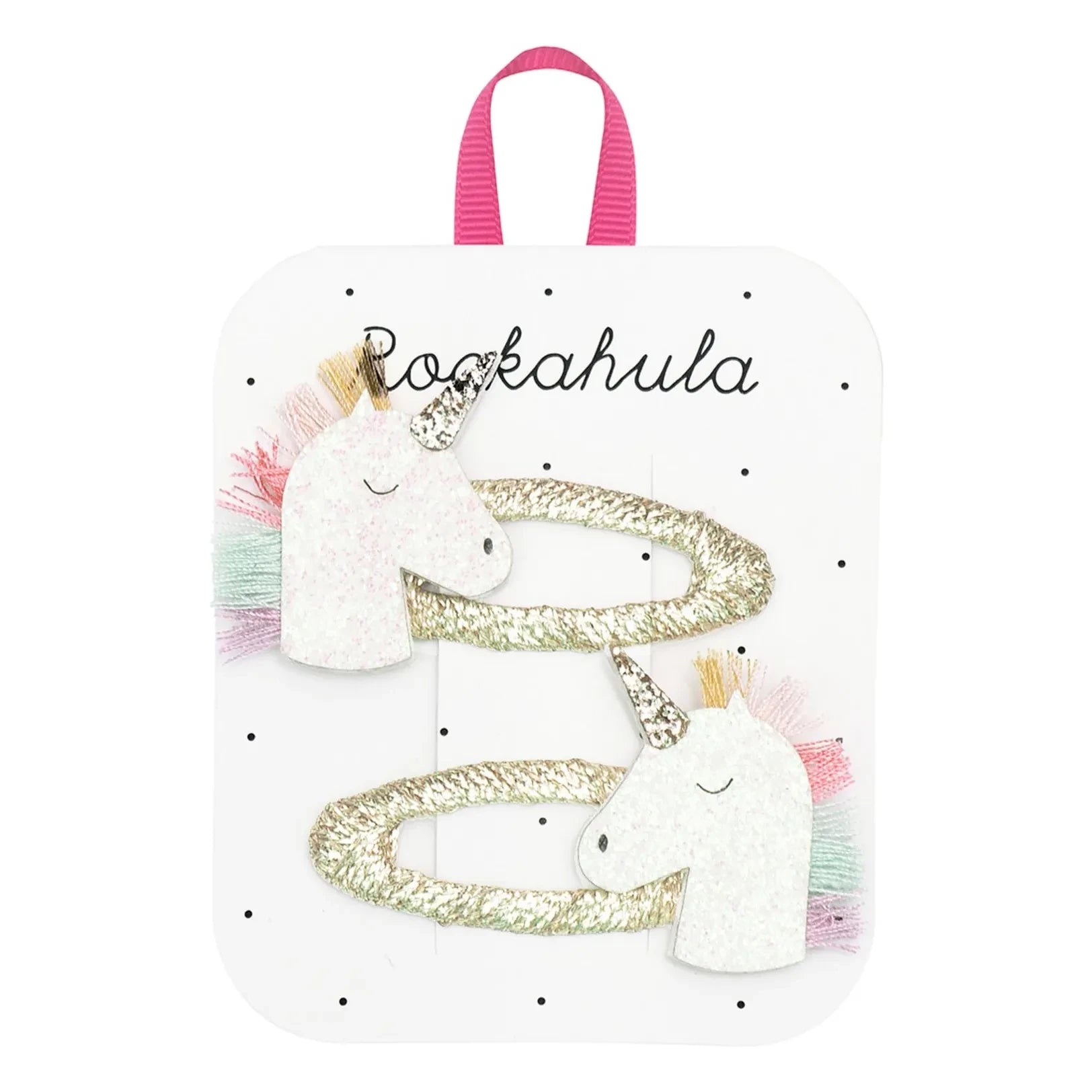 Rockahula Kids - 2 Unicorn saç tokası seti | Altın