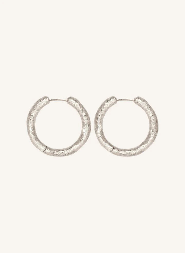 Alhaja - Creoles Flamenco M | Silver