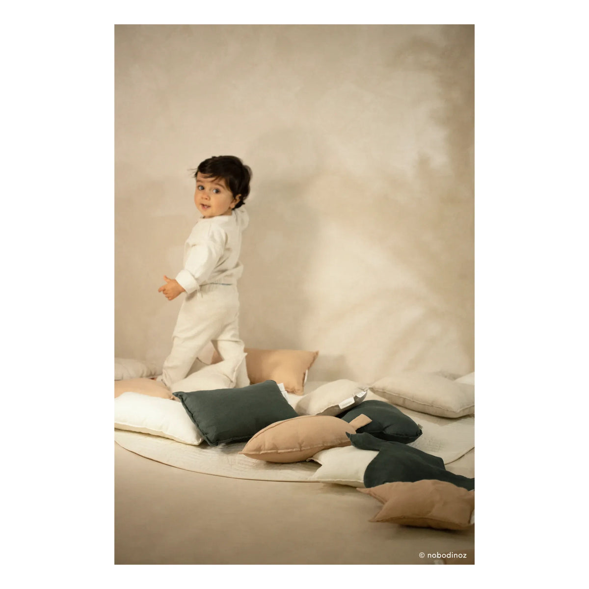 Nobodinoz - Cloud Cushion - Frans Keten | Beyaz