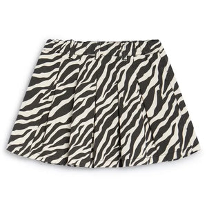 the new society - Dakota Zebra Etek | Siyah