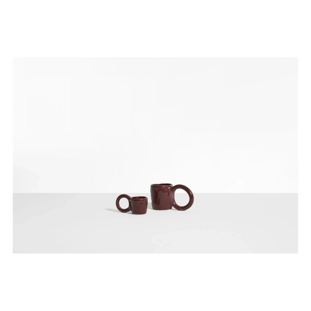 Petite friture - Donut Espresso Fincanları, Pia Chevalier - 2'li Set | Bordo
