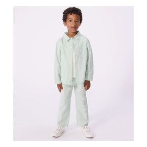 Petit Bateau - Adaçayı | Düz Keten Gömlek