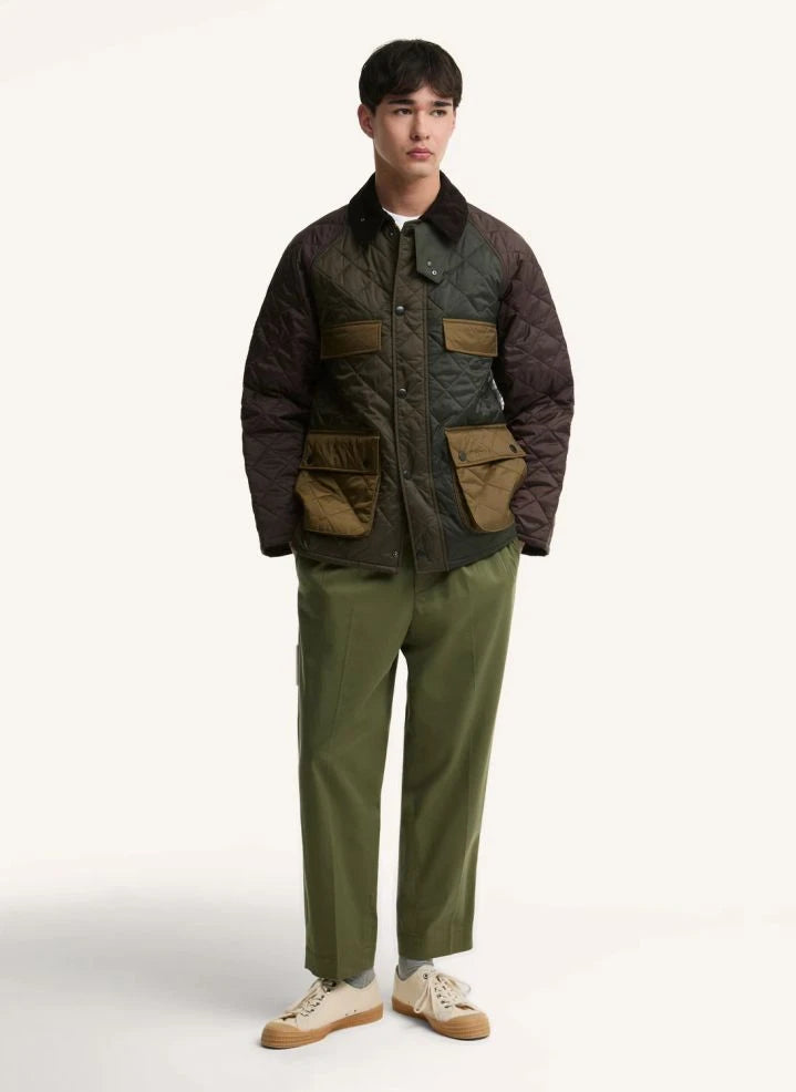 Barbour - Bedale SugarLump Kapitone Ceket | Haki