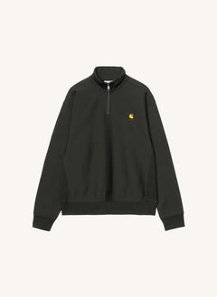 Carhartt WIP - American Script Yarım Fermuarlı Sweatshirt | Siyah