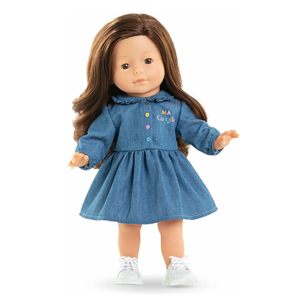 Corolle - 36 cm bebek için kot elbise | Denim