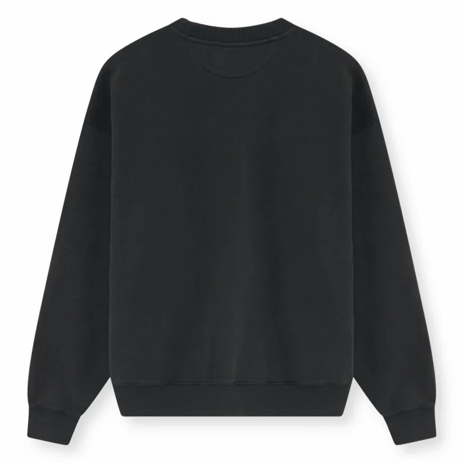 the new society - Pamuk Logolu Sweatshirt | Koyu gri