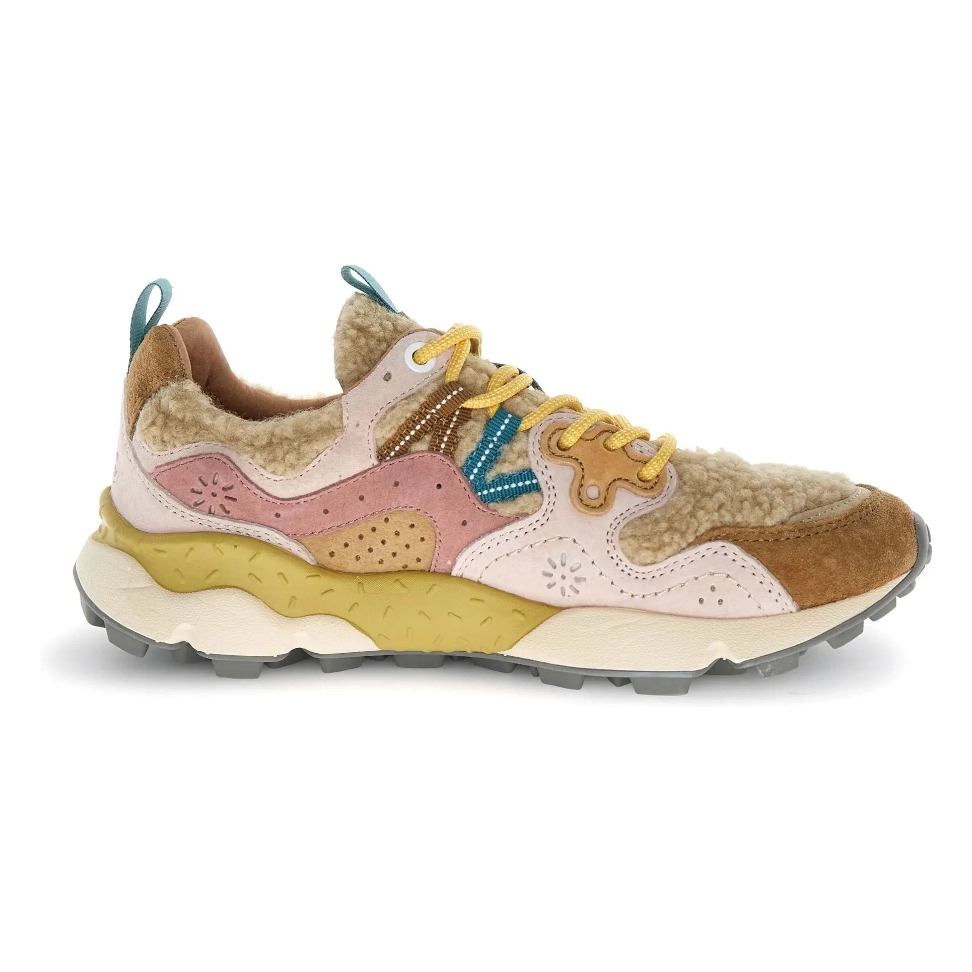 Flower Mountain - Yamano 3 Süet Teddy Sneakers | Kahverengi