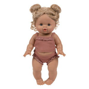 Minikane - Kaburgalı örgü takım içinde Louise bebek