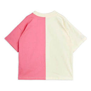 Mini Rodini - Bölünmüş T-shirt Organik pamuk | Pembe