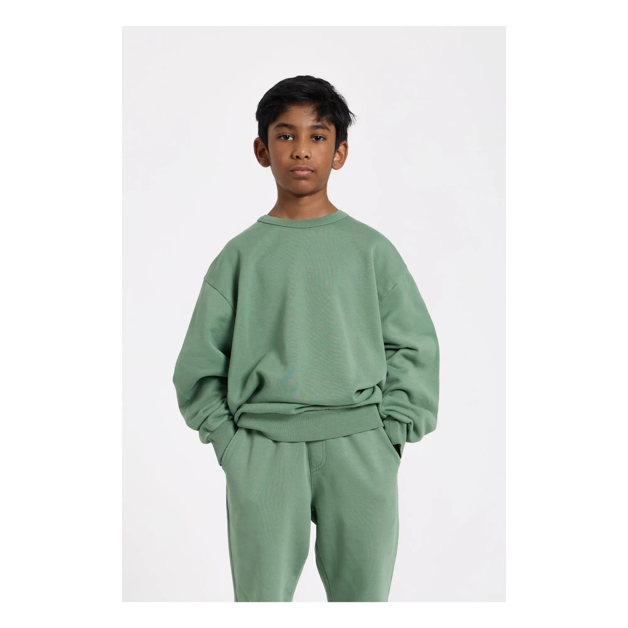 Smallable Kid - Arlo organik pamuk sweatshirt | Haki