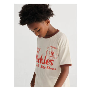 Bobo Choses - The Dog Pickles Organik pamuklu T-shirt | Beyaz