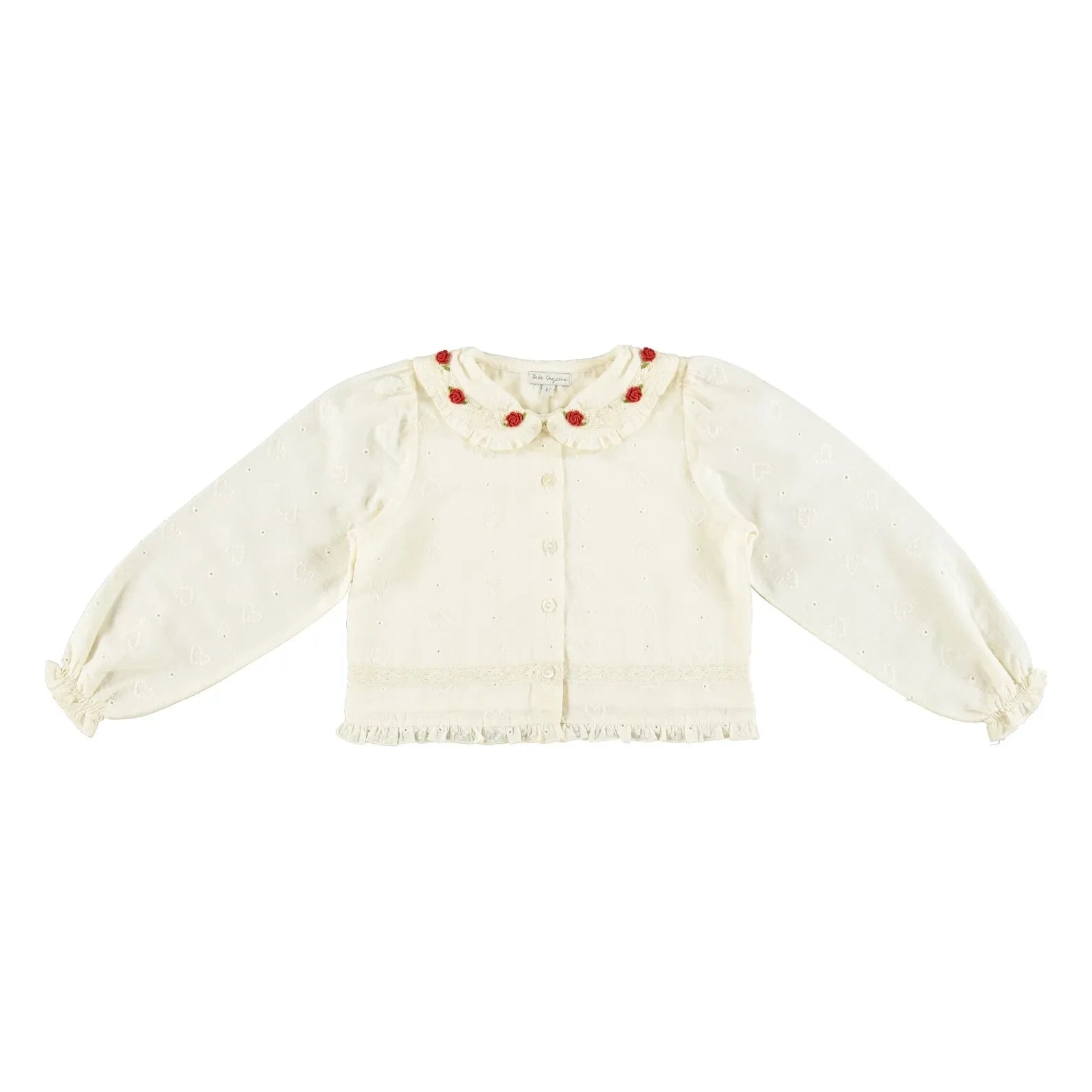 Bebe Organic - Anita Dantelli Bluz | Ecru