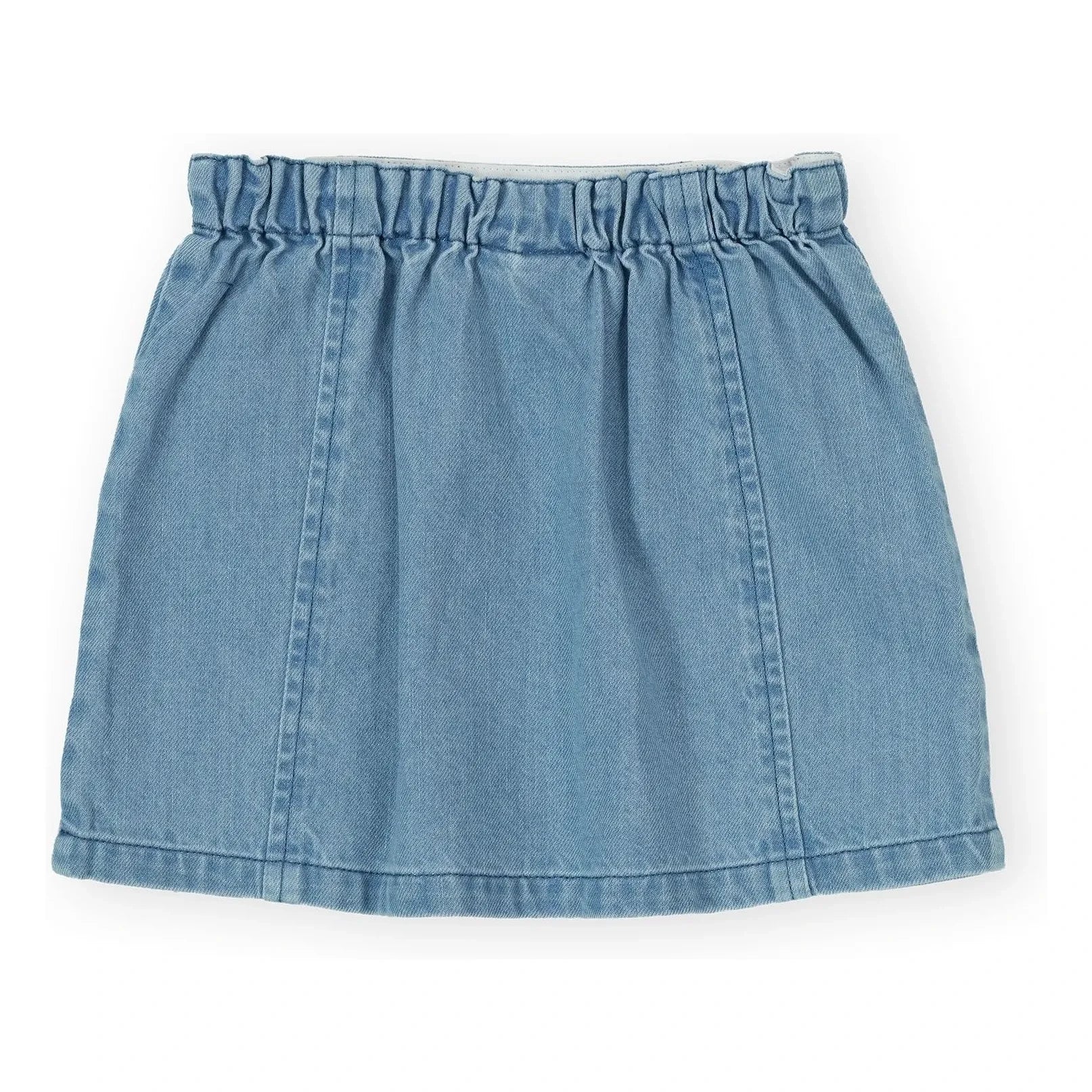 Goldie + Ace - Çilekli Chambray etek | Mavi