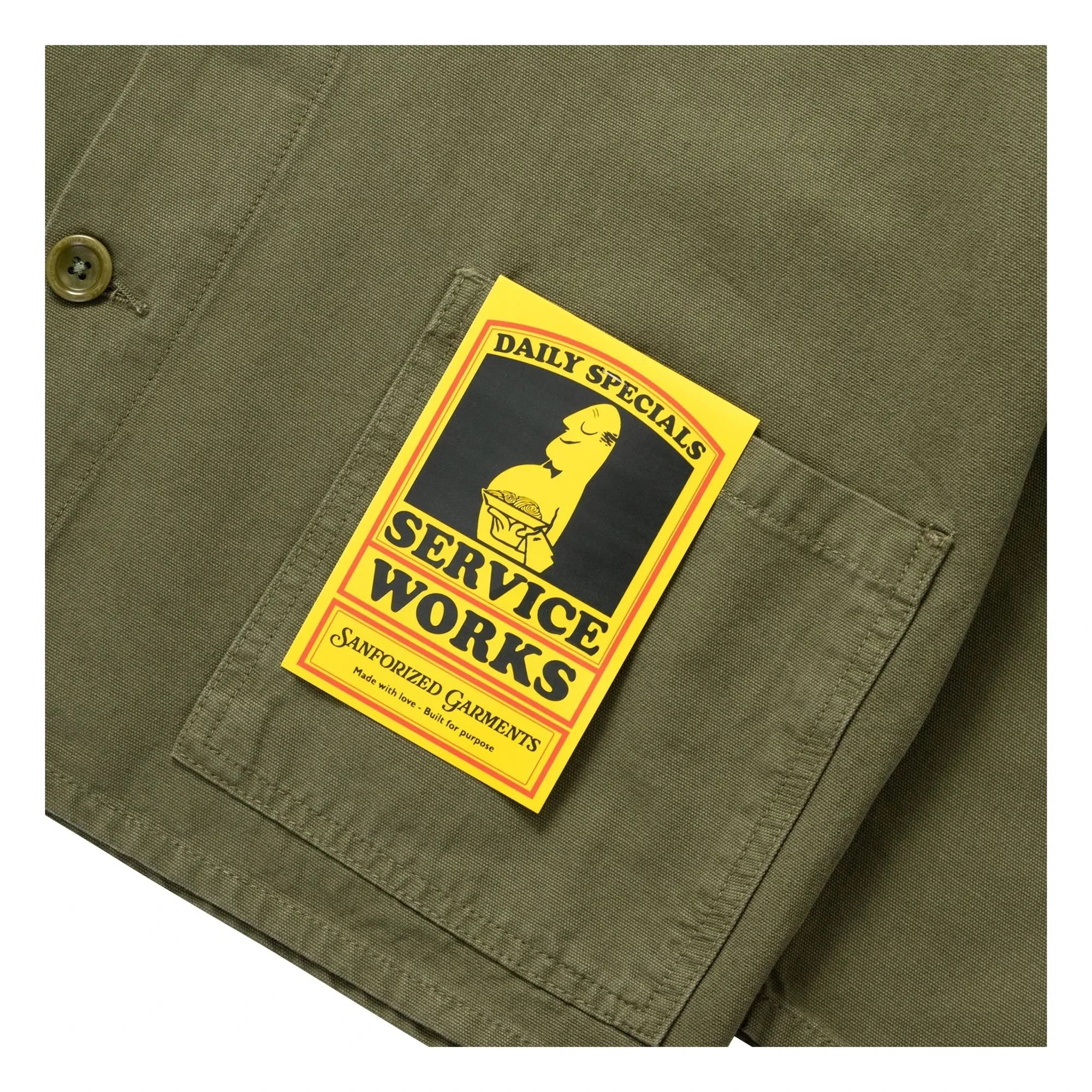 Service Works - Canvas Chore overshirt | Haki