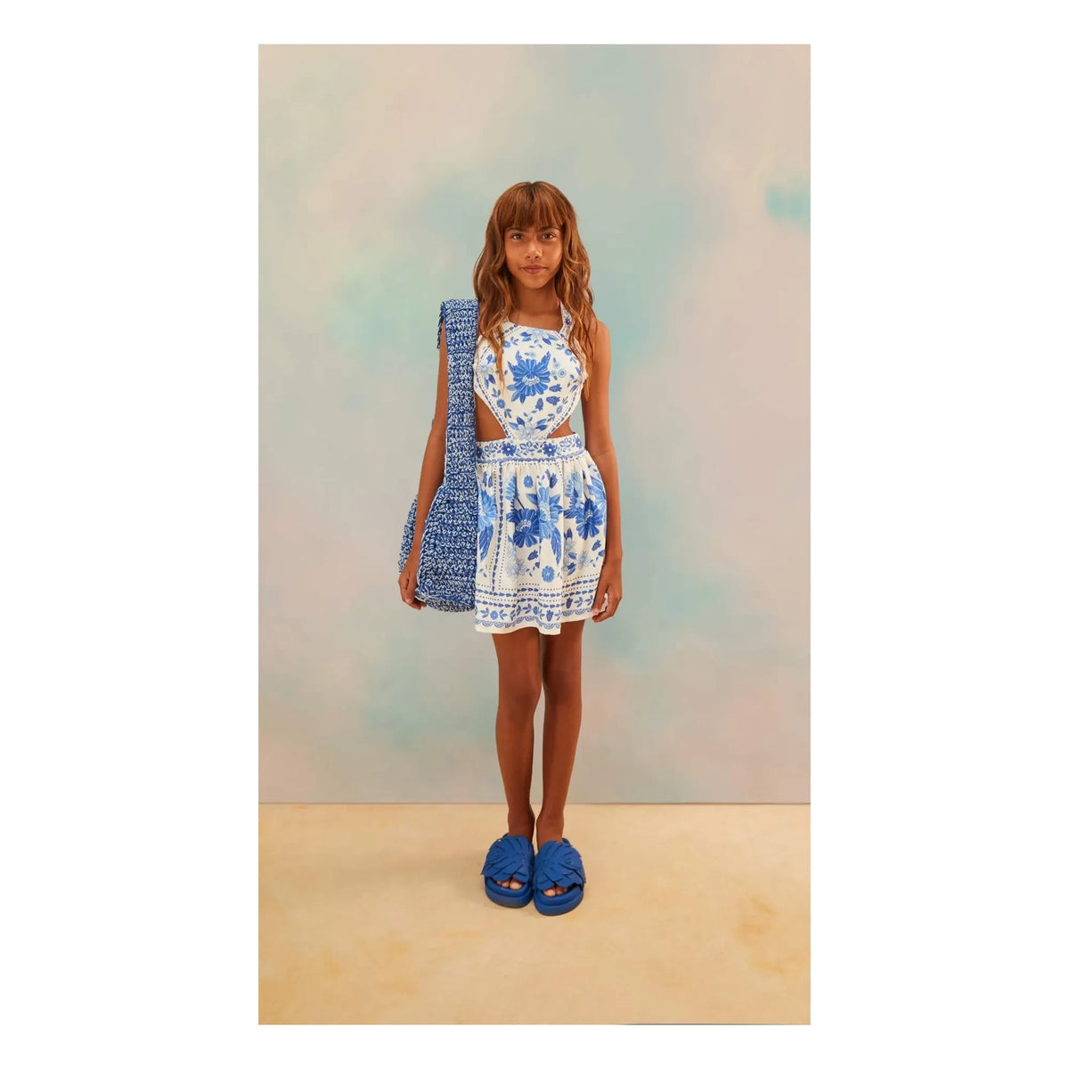 Fabula - Cut Fleurs Elbise | Mavi