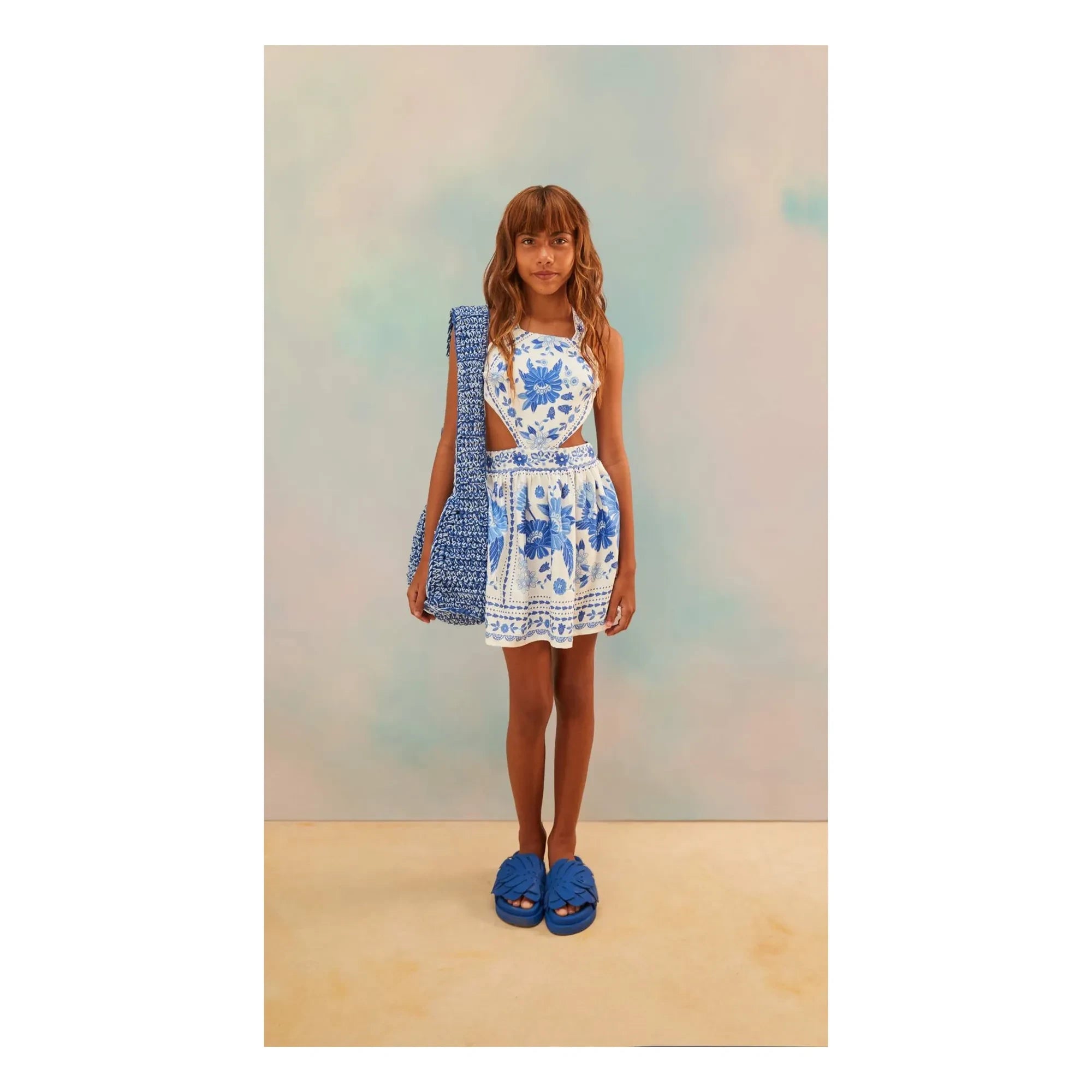 Fabula - Cut Fleurs Elbise | Mavi