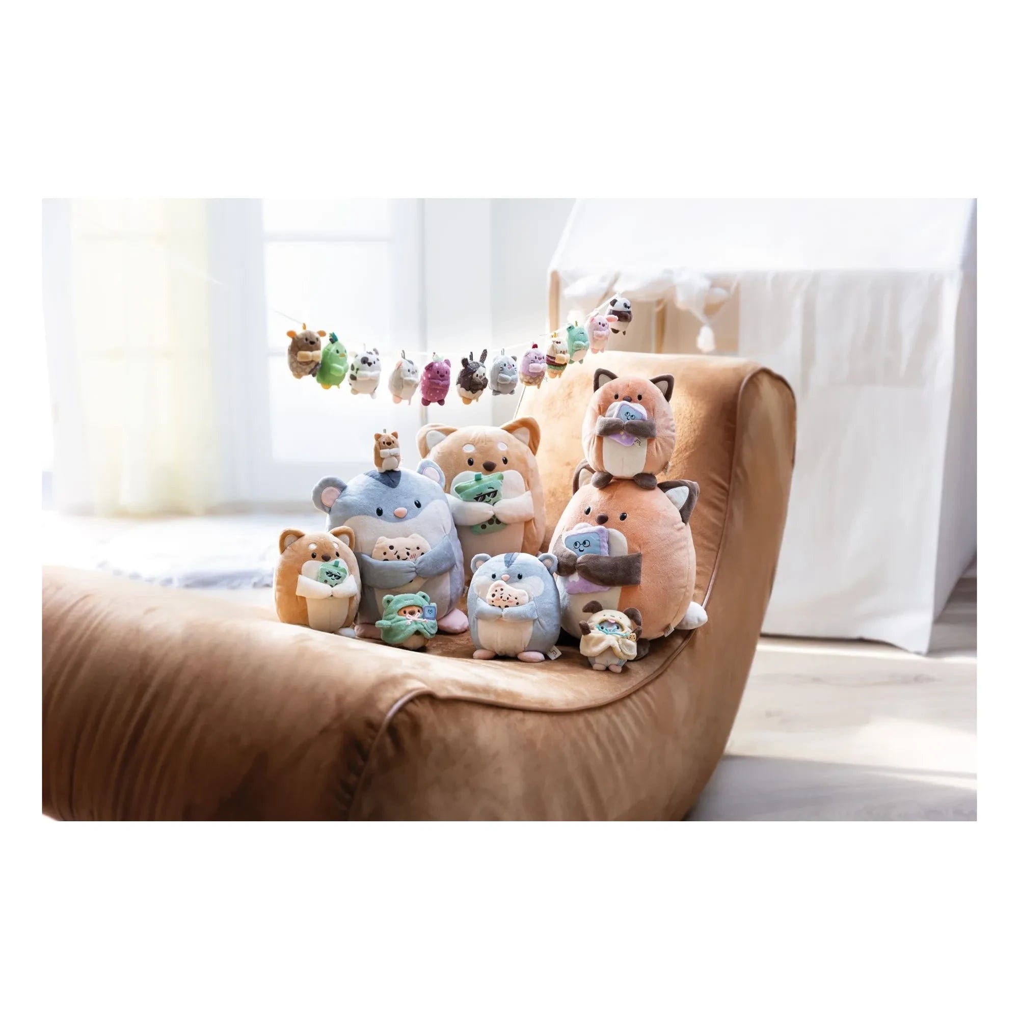 Nici - Dog kostümlü Shai Hamster peluş | Bej
