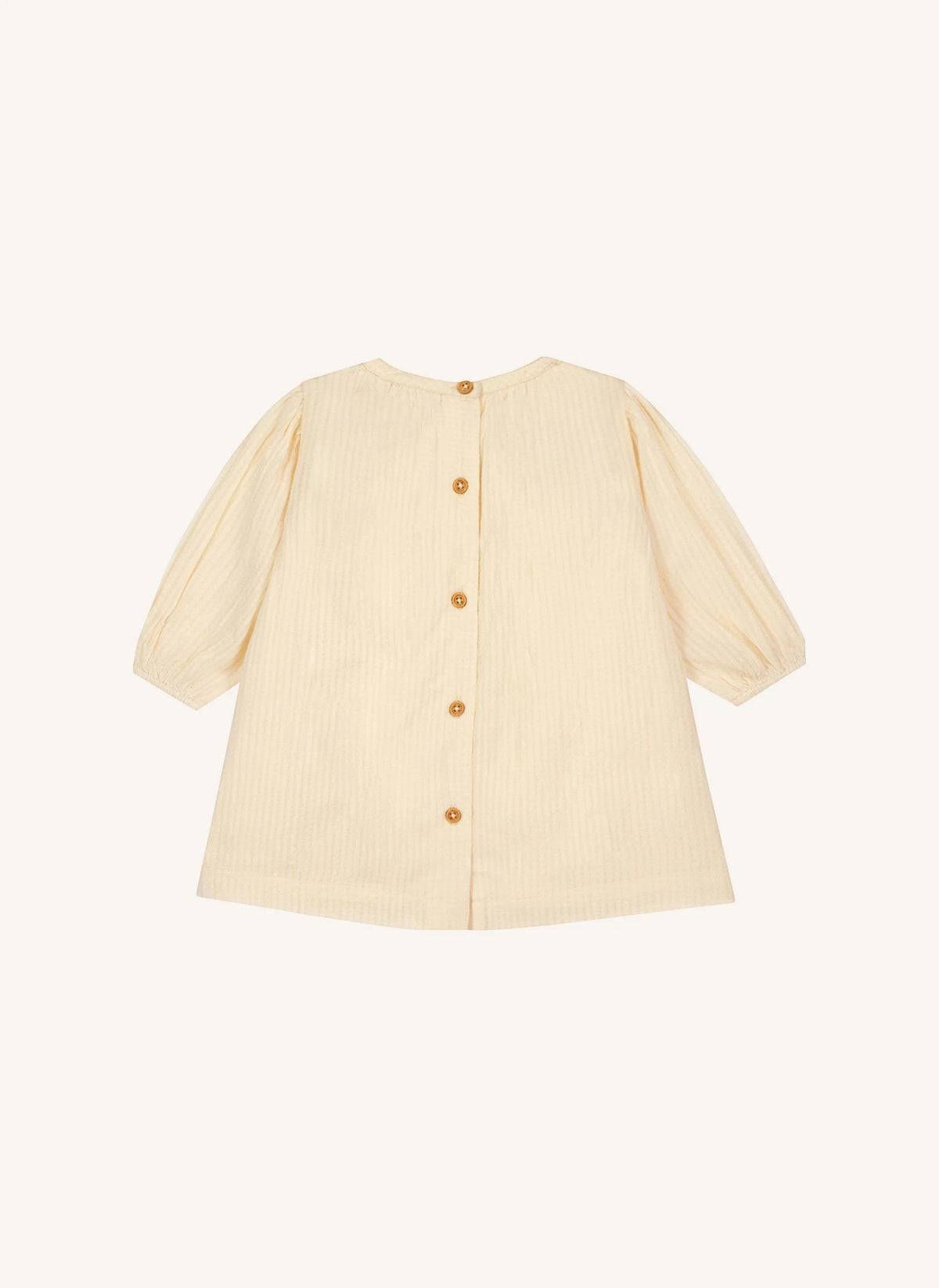 Bonton - فستان مُطرَّز France | كريمي
