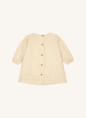 Bonton - فستان مُطرَّز France | كريمي