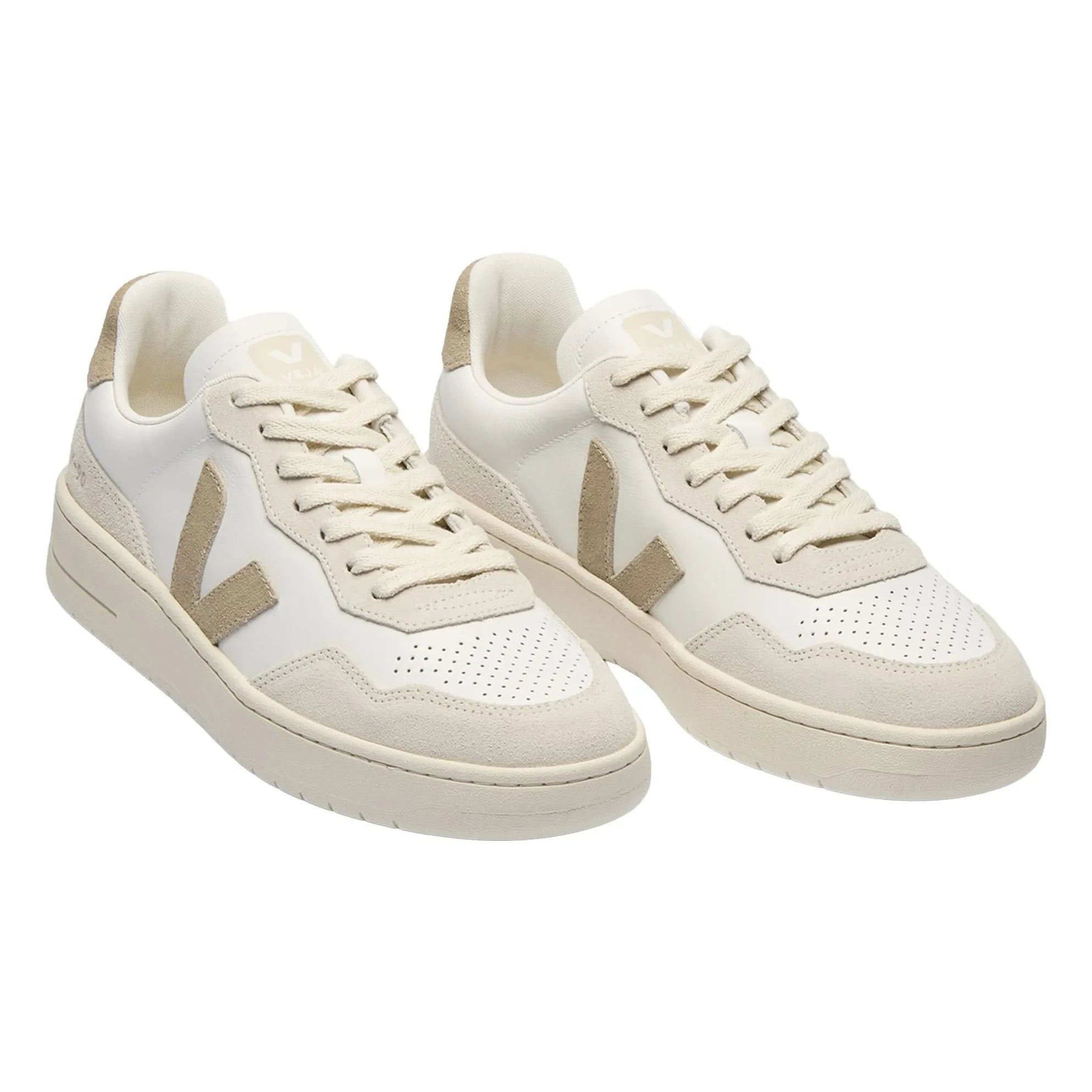 Veja - V-90 Deri O.T. Sneakers | Taupe kahverengi
