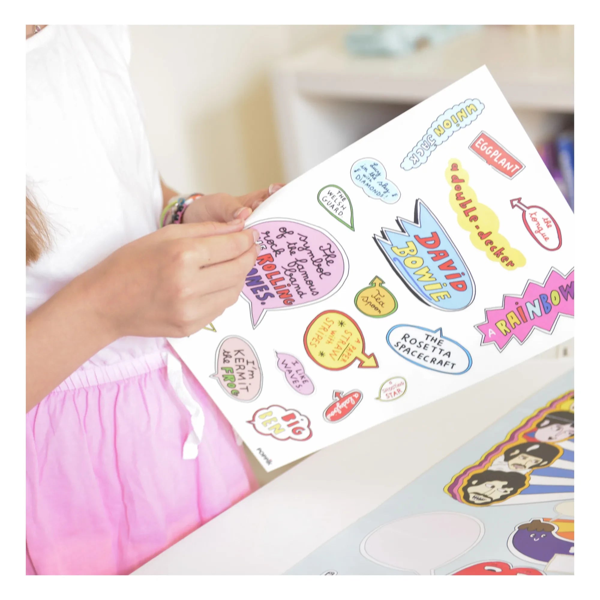 Poppik - %100 İngilizce Sticker Poster
