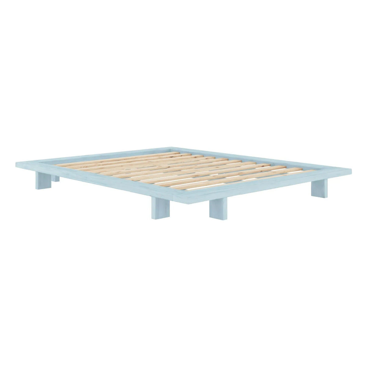 Karup Design - Japon ahşap yatak | Açık mavi