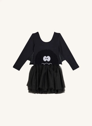 Stella McCartney Kids - Tül Örümcek Elbise | Siyah