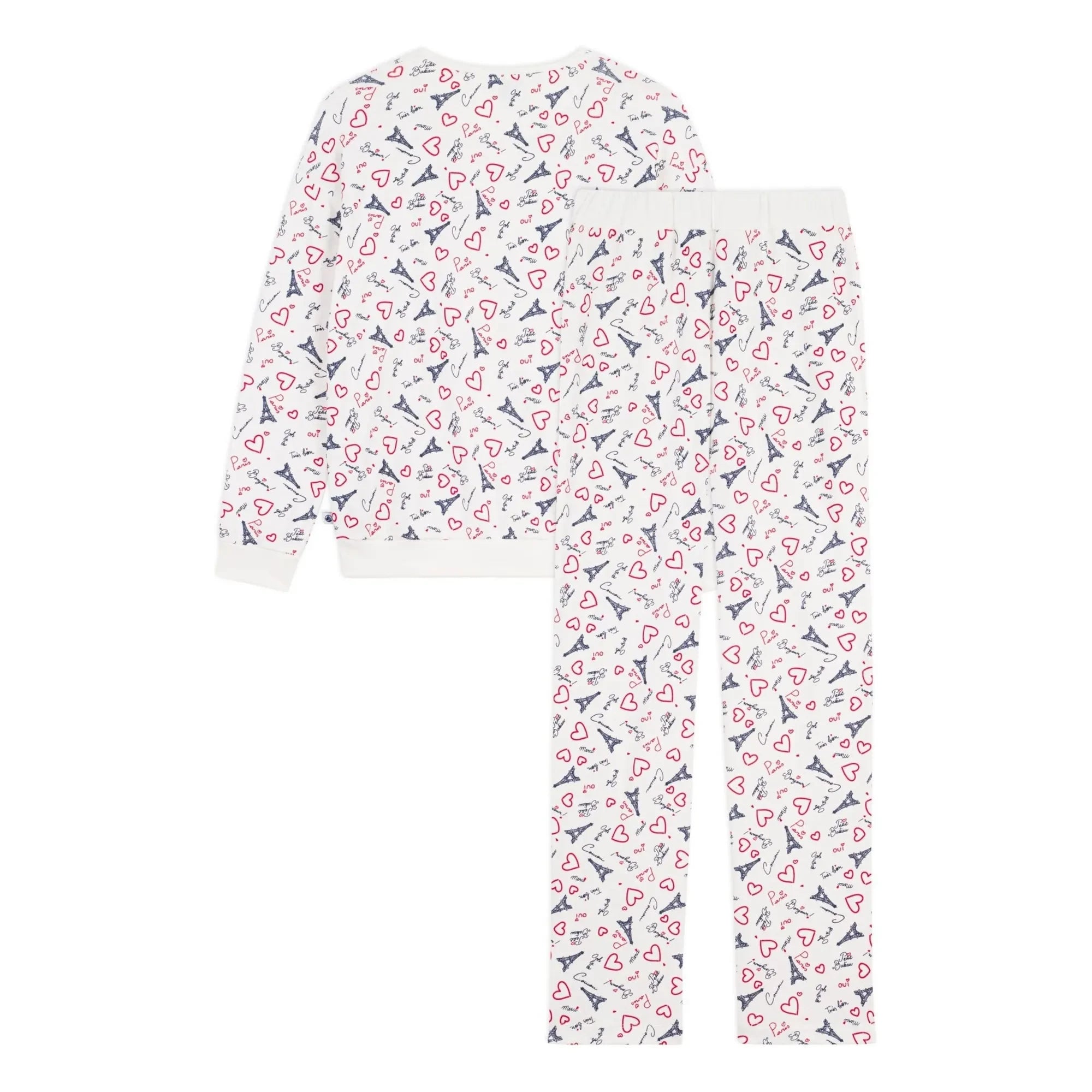 Petit Bateau - Pyjamas Paris | Beyaz