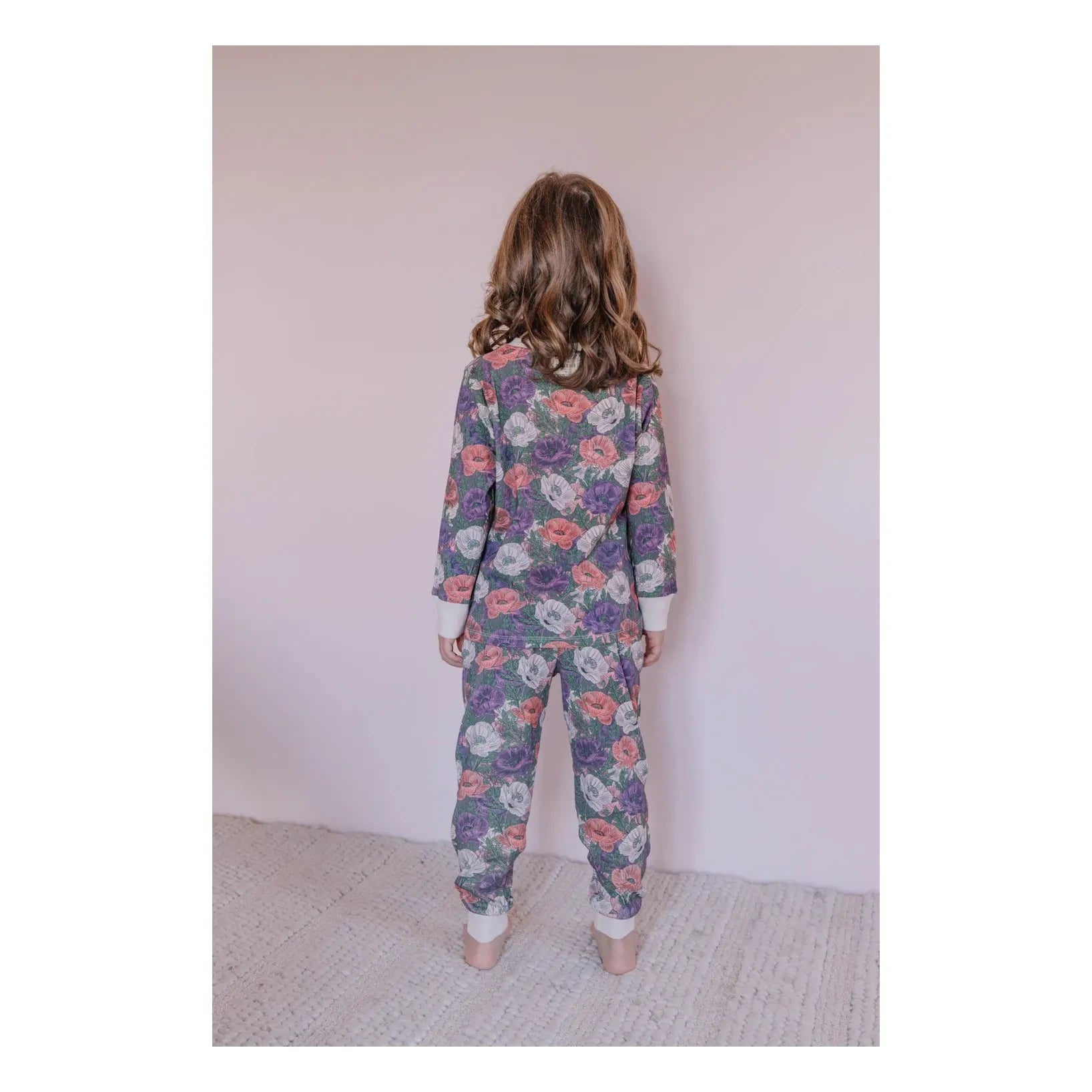 Studio Bohème - Dodo Flowers Organik Pamuk Pijama | Mor