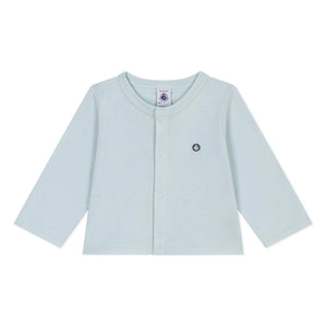 Petit Bateau - Organik pamuklu hırka | Turkuaz