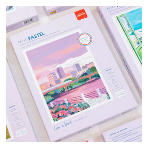 La Petite Épicerie - Pastel sayı boyama seti - Love in Seoul