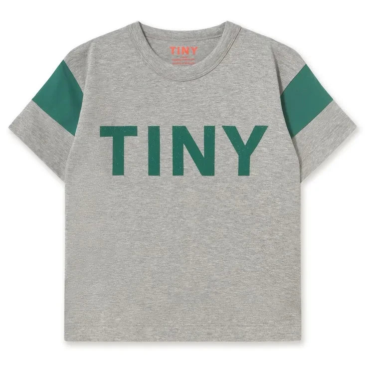 Tinycottons - Tiny Organik Pamuklu Tişört | Kırçıllı gri