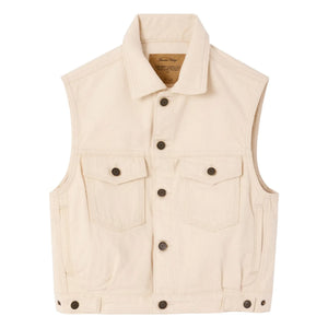 American Vintage - Snopdog Kolsuz Denim Ceket | Ekru