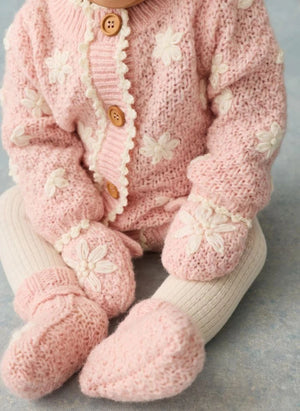 Louise Misha - Ania Yün Eldiven | Pembe