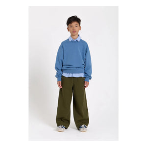 Smallable Kid - Burt Twill Geniş Paça Pantolon | Haki