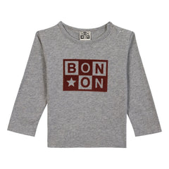 Bonton - Cab Logo Tişört | Heather grey