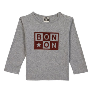 Bonton - Cab Logo Tişört | Heather grey