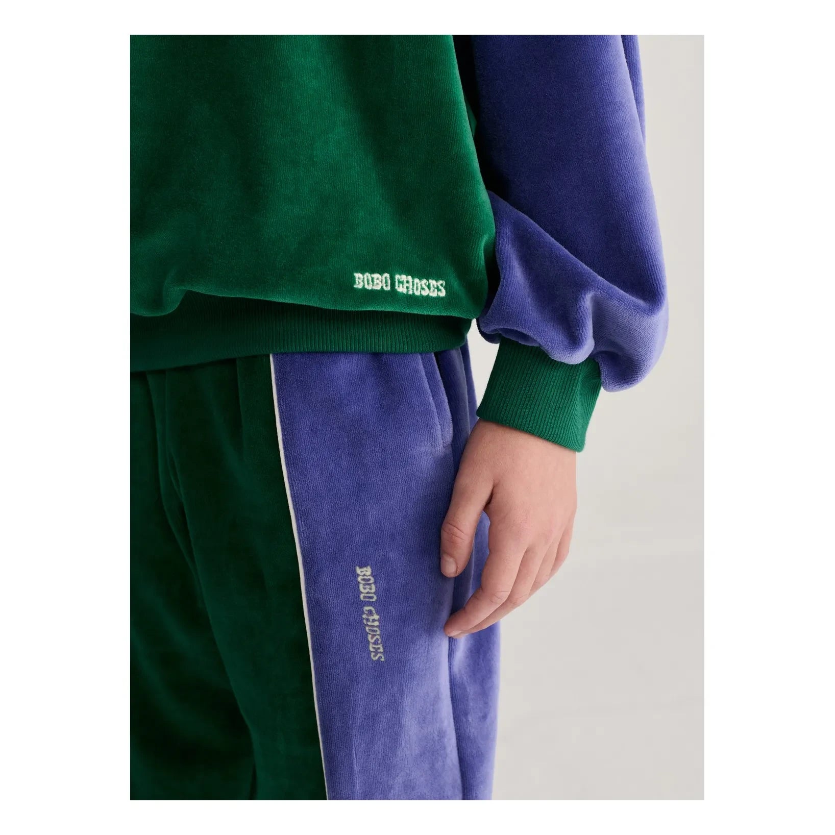 Bobo Choses - Renk Bloklu Terry Sweat | Yeşil