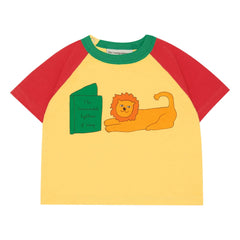 The Campamento - Aslan organik pamuklu bebek T-shirt | Sarı