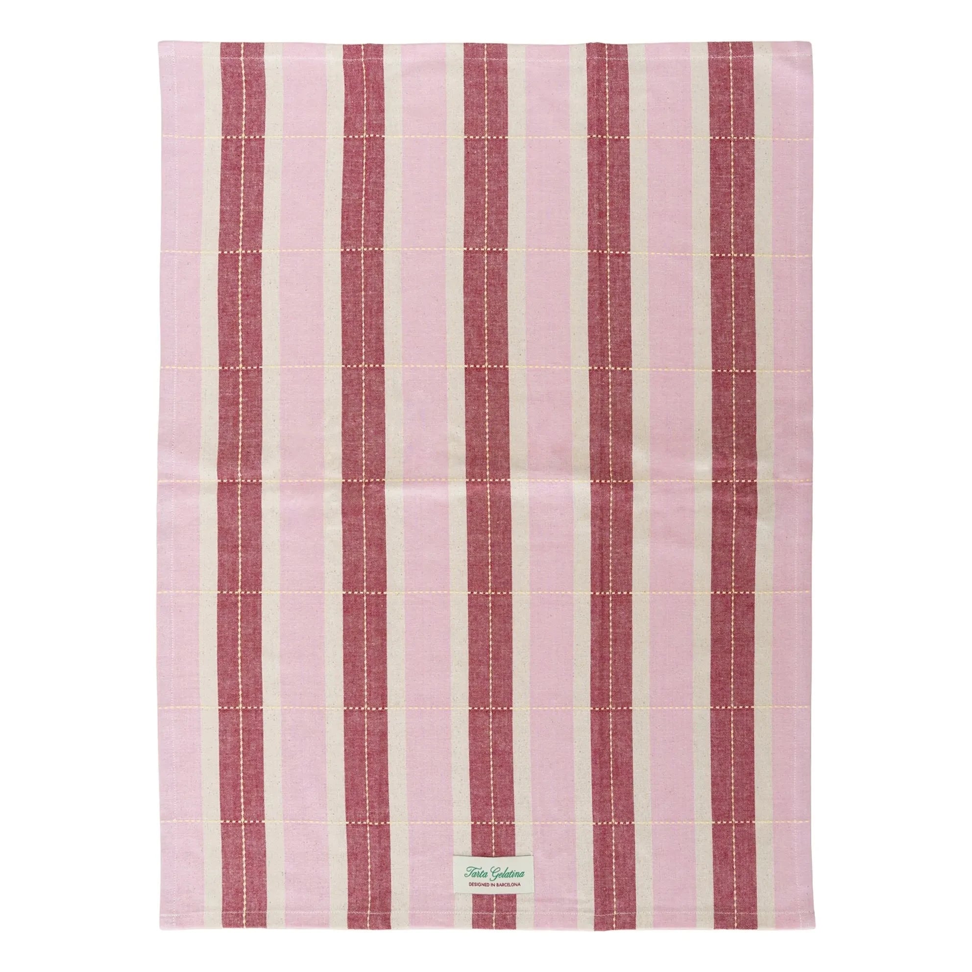 Tarta Gelatina - Organik pamuklu mutfak havluları - 2'li Set | Pembe