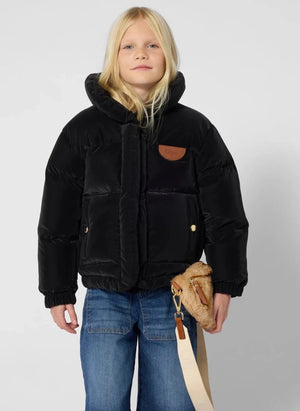 Chloé - Kapüşonlu palto | Siyah