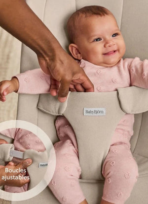 BabyBjörn - Begin Şezlong - Yumuşak Fırçalanmış Dokuma Kumaş, Kum Gri | Kum gri