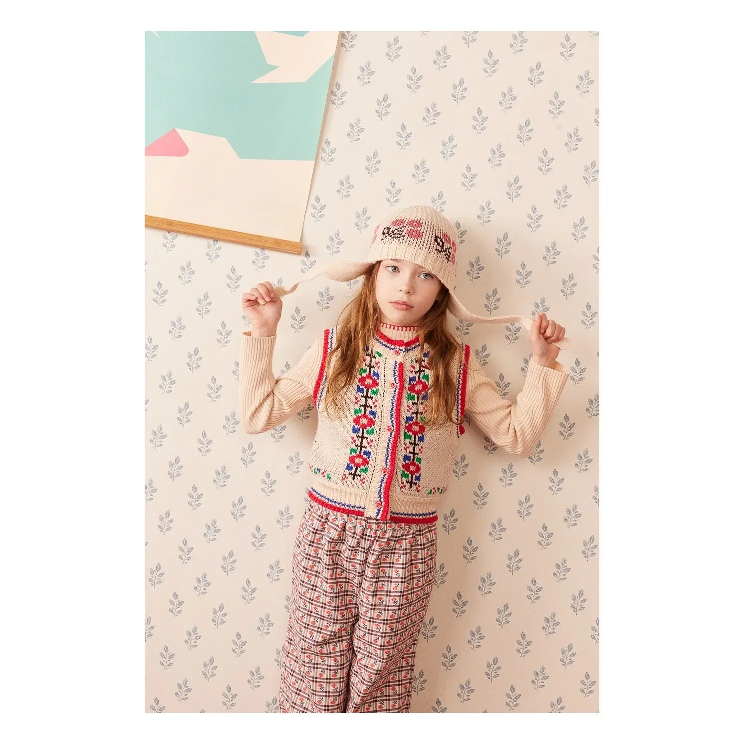 Hello Simone - Mirliton Ekose Pantolon | Plum