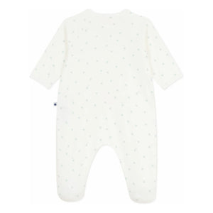 Petit Bateau - Pyjamas Dors Bien Pati Organik Pamuk | Beyaz