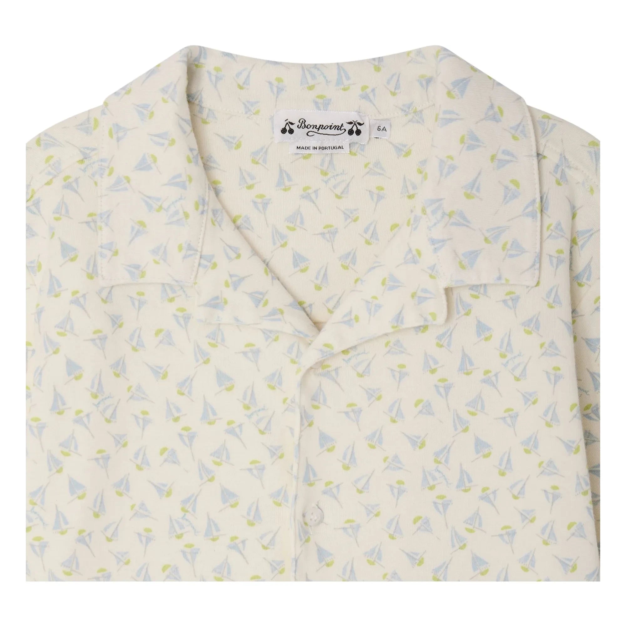 Bonpoint - Pyjamas Lothar Yelkenliler Organik Pamuk | Beyaz