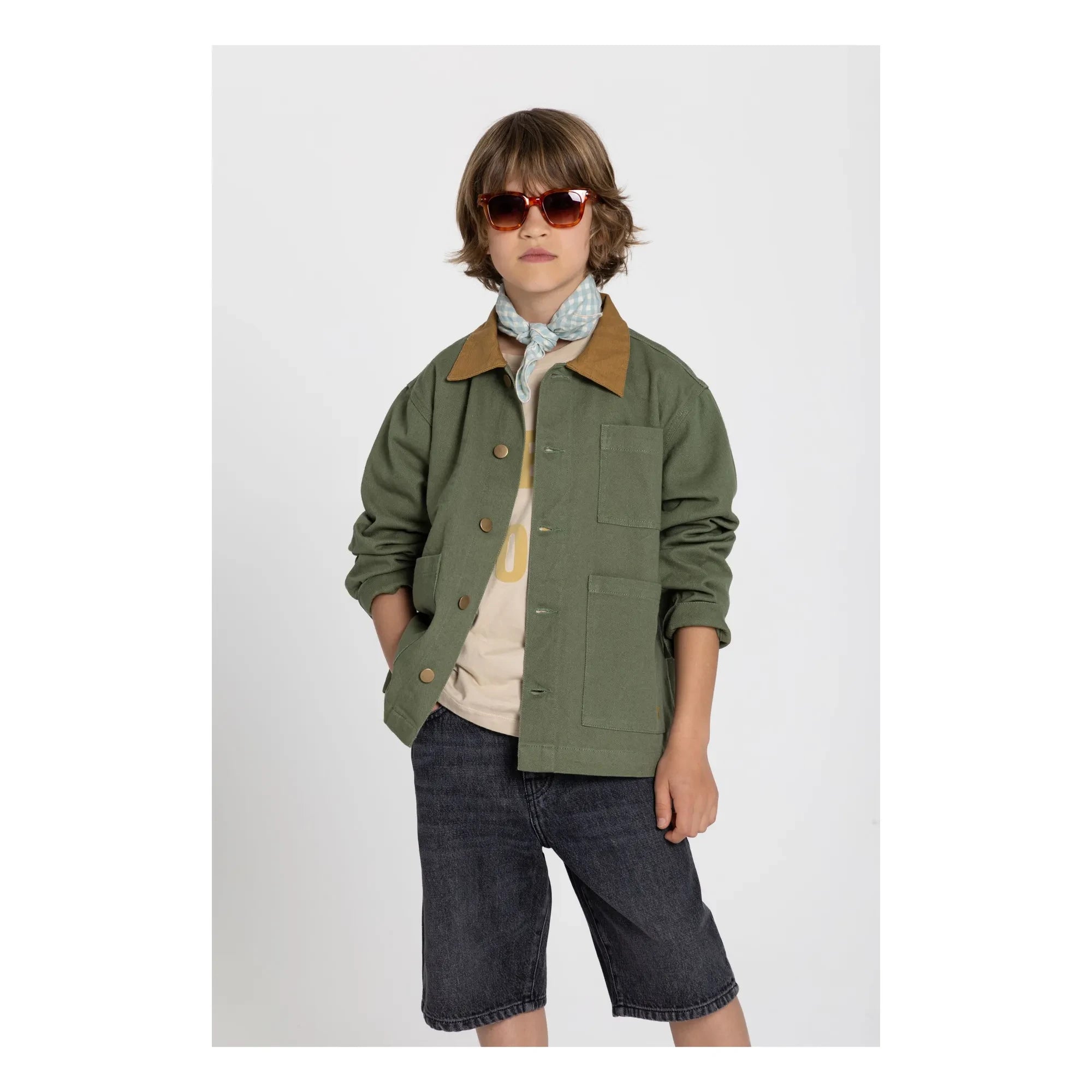 Hundred Pieces - Denim Bermuda şort Conrad | Denim gri