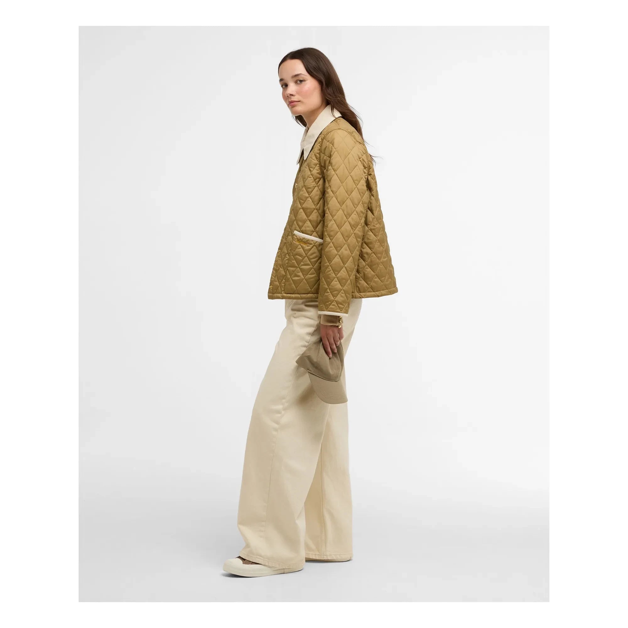 Barbour - Icon Liddesdale Kapitone Ceket | Kum