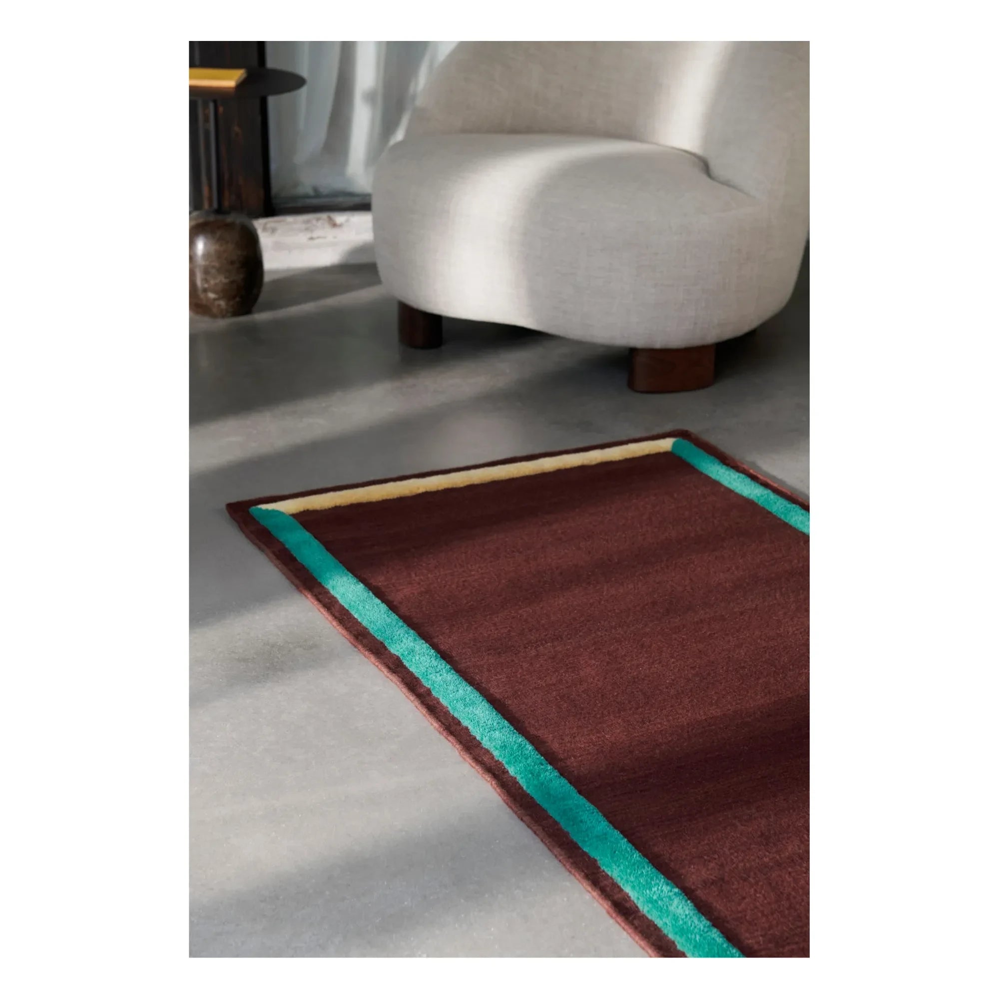 & Tradition - Çerçeveli Halı | Bordo
